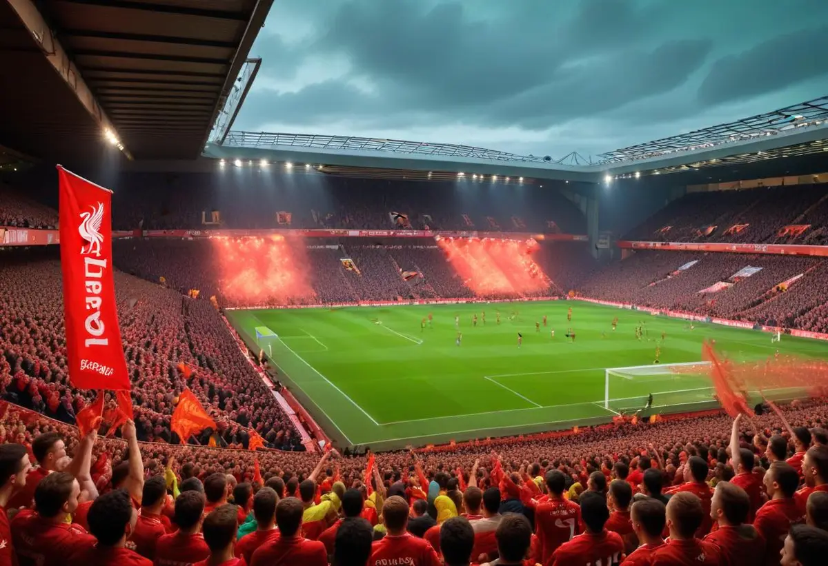Liverpool mot Hammers illustration