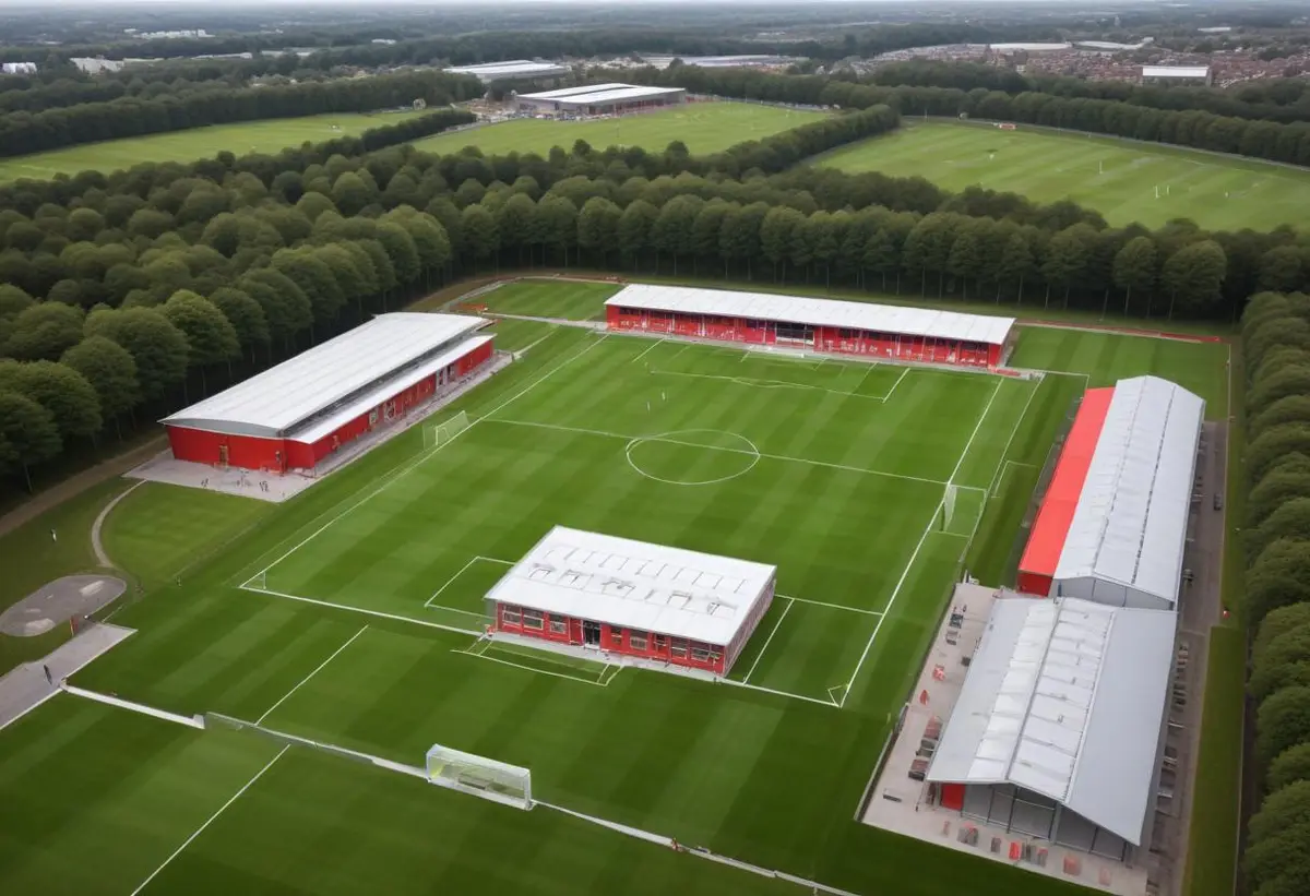 Liverpool training ground – så såg det ut i Kirkby illustration