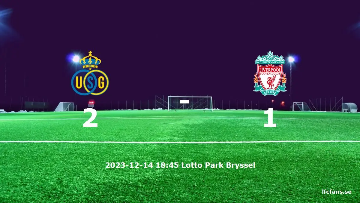Union mot Liverpool tidslinje och laguppställning
