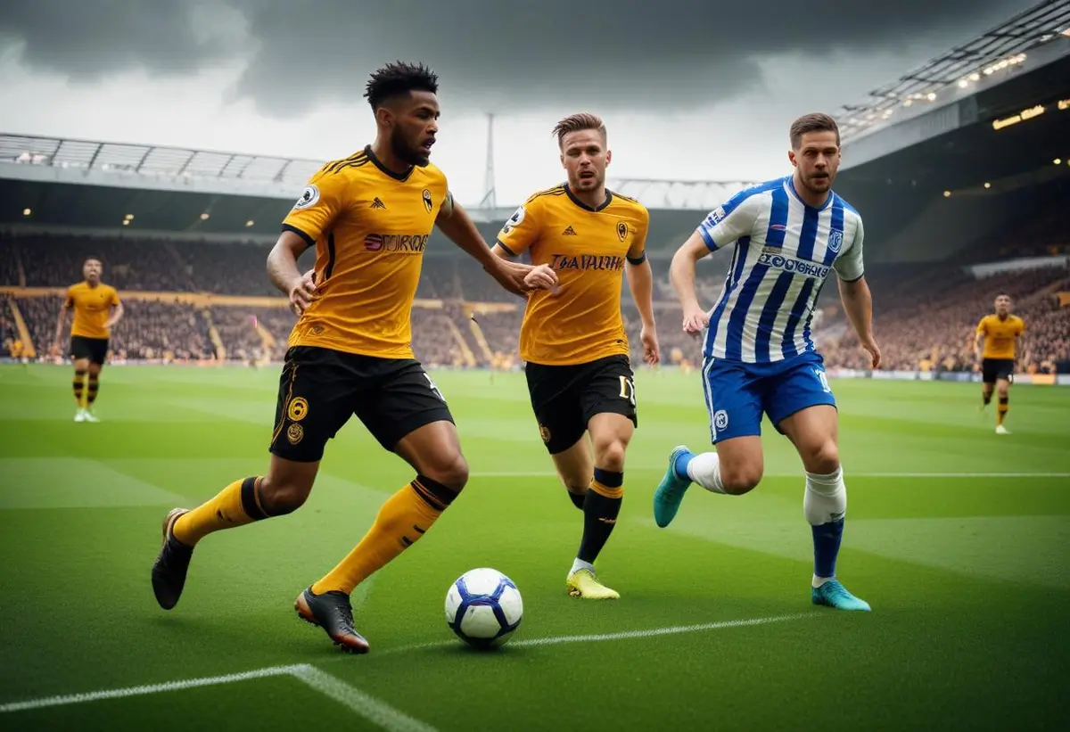 Wolverhampton mot Brighton illustration
